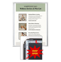 36 x 42 SwingSnaps Front Loading Poster Snap Frames (1 1/4" Mitered Corners)