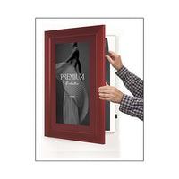 Wood 362 Poster Display SwingFrames 10x12 with Matboard