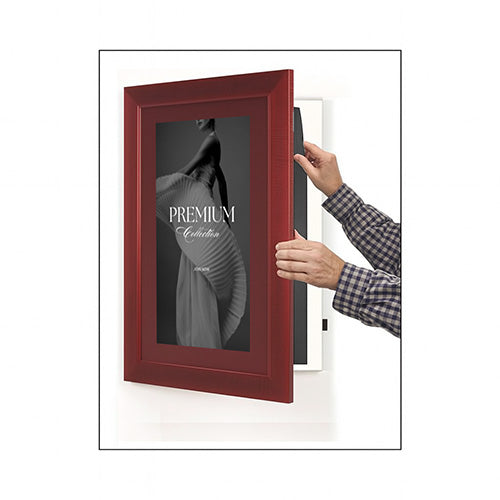 Wood 362 Poster Display SwingFrames 10x12 with Matboard