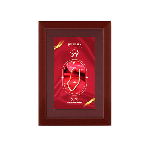 Wood 362 Poster Display SwingFrames 27x41 with Matboard