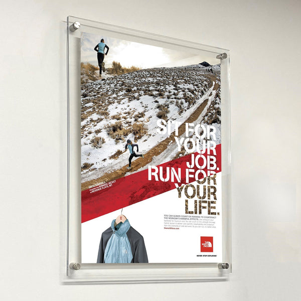 14 x 22 Sign Holder with Standoff Hardware