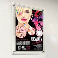 24 x 36 Sign Holder with Standoff Hardware