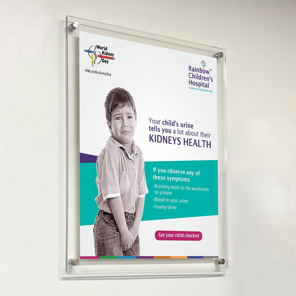 20 x 30 Sign Holder with Standoff Hardware