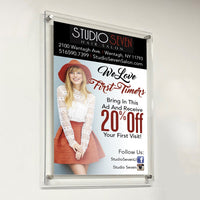 36 x 42 Sign Holder with Standoff Hardware