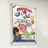 20 x 24 Sign Holder with Standoff Hardware