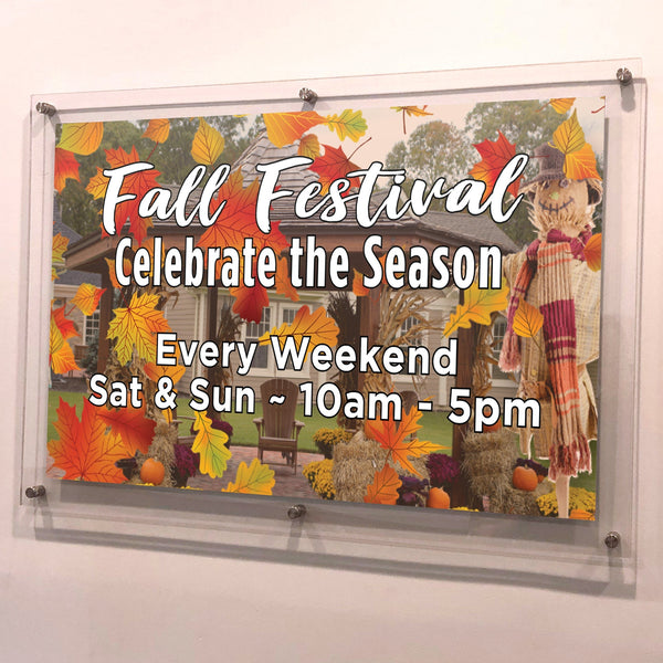 34 x 22 Standoff Hardware with Clear Acrylic Window