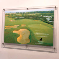 24 x 16 Standoff Hardware with Clear Acrylic Window