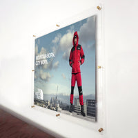 36 x 36 Sign Holder with Standoff Hardware