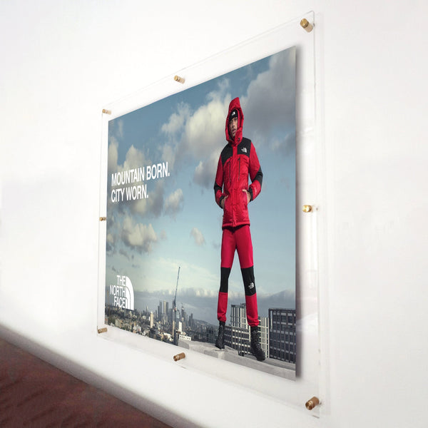 36 x 36 Sign Holder with Standoff Hardware