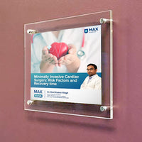 16 x 16 Standoff Hardware with Clear Acrylic Window