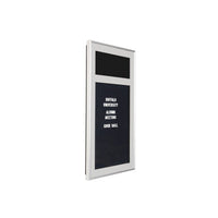 SwingFrame Designer Metal Letter Board Enclosed with Free Personalized Message Header