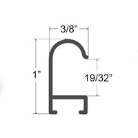 8.5x11 Picture Frames with Matboard (Classic Metal Poster Display)