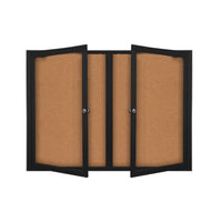 Indoor Enclosed Poster Cases with Lights (Multiple Doors) 2-3 Door "Swing Cases"