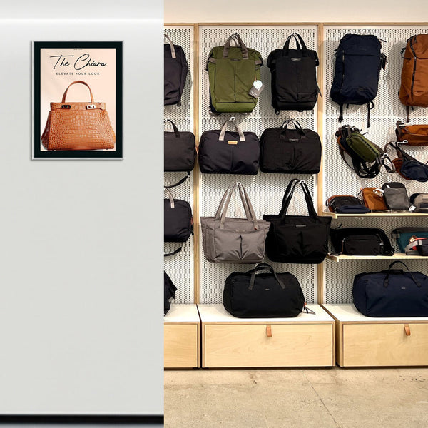 18x24 Poster Frame | SwingFrame Classic Poster Display Frame with Matboard | Wall Mount, Swing Open, Quick Change