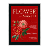 18x24 Poster Frame | SwingFrame Classic Poster Display Frame with Matboard | Wall Mount, Swing Open, Quick Change