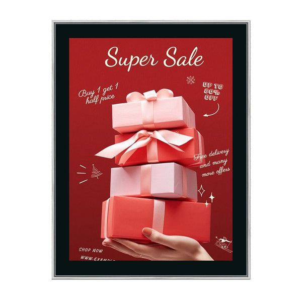 24x48 Poster Frame | SwingFrame Classic Swing Open Poster Display Frame with Matboard