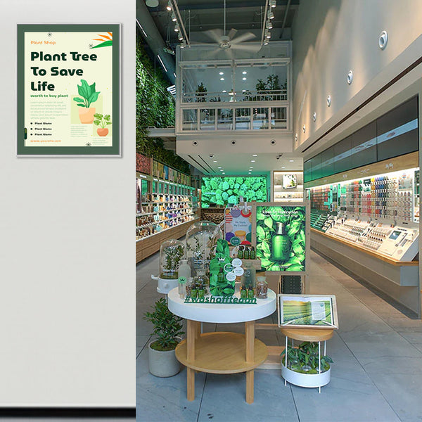 18x18 Poster Frame (Colorful Classic Poster Display SwingFrame)