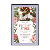 18x18 Poster Frame (Colorful Classic Poster Display SwingFrame)