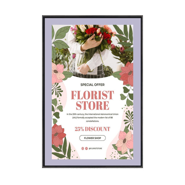 18x18 Poster Frame (Colorful Classic Poster Display SwingFrame)