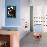 24x36 Poster Frame | Colorful Classic Poster Display SwingFrame | Metal Frame 75+ Colors & Custom