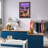 SwingFrame 27x40 Poster Frame | Swing Open, Quick Change Colorful Classic Display with 1" Wide Metal Frame Profile