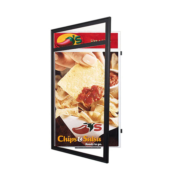 36x48 Poster Frame with Message Header | SwingFrame Classic Poster Display Frame
