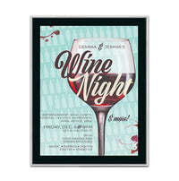 Classic Restaurant Menu Display SwingFrames with Quick Change Swing Open Metal Frame 45+ Sizes