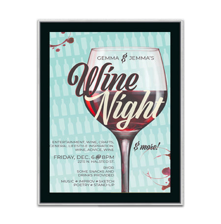 Classic Restaurant Menu Display SwingFrames with Quick Change Swing Open Metal Frame 45+ Sizes