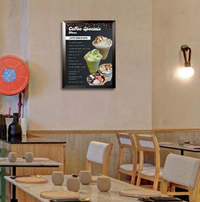 20x28 Poster Frame (SwingFrame Carbon Steel Poster Display)