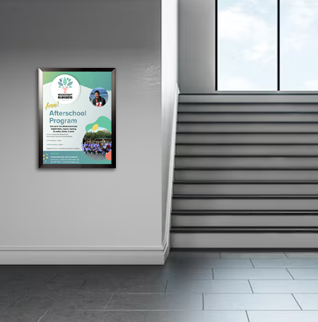 24x32 Poster Frame (SwingFrame Carbon Steel Poster Display)