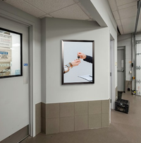 27x41 Poster Frame (SwingFrame Carbon Steel Poster Display)