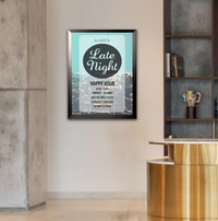 40x60 Poster Frame (SwingFrame Carbon Steel Poster Display)