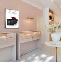 Carbon Steel Poster Display SwingFrames in 35+ Sizes | Quick Change Swing Open Frame