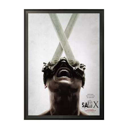 Quick Change, 23x35 Movie Poster Display SwingFrame | Swing Open, Metal Frame, 5 Finishes