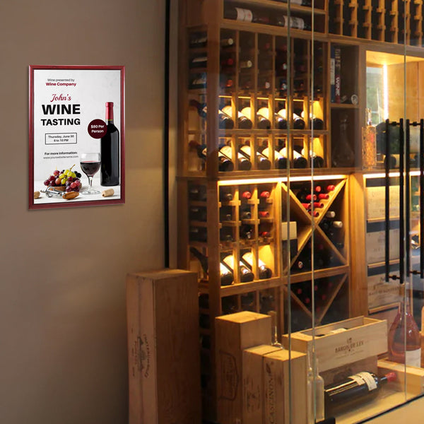 10x20 Wood Frame (353) Poster Display SwingFrames