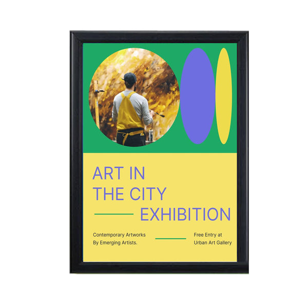 20x20 Wood Frame (353) Poster Display SwingFrames