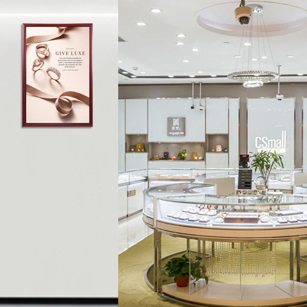 20x26 Wood Frame (353) Poster Display SwingFrames