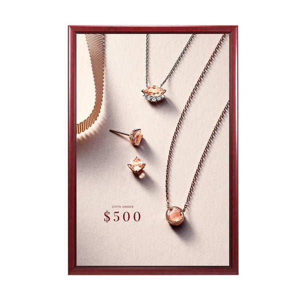 24x30 Wood Frame (353) Poster Display SwingFrames