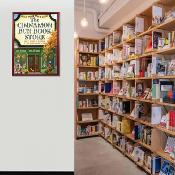 27x40 Wood Frame (353) Poster Display SwingFrames