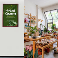 30x40 Wood Frame (353) Poster Display SwingFrames