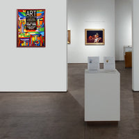 36x36 Wood Frame (353) Poster Display SwingFrames