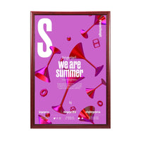 8.5x11 Wood Frame (353) Poster Display SwingFrames