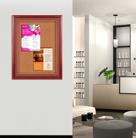 Wood Framed Designer Bulletin Board SwingFrames 25+ Sizes