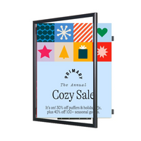 10x20 Poster Frame (SwingFrame Wide-Face Poster Display)