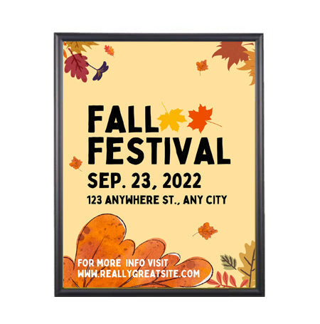 40x60 Poster Frame | SwingFrame Wide-Face Poster Display Frame | Swing Open, Quick Graphic Change