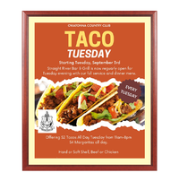 Wood 353 Poster Display SwingFrames 10x12 with Matboard