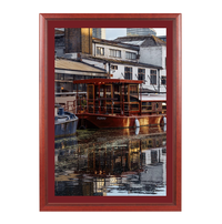 Wood 353 Poster Display SwingFrames 11x17 with Matboard