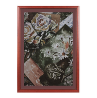 Wood 353 Poster Display SwingFrames 16x24 with Matboard