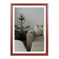 Wood 353 Poster Display SwingFrames 27x41 with Matboard