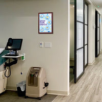 Wood 361 Poster Display SwingFrames 9x12 With Matboard